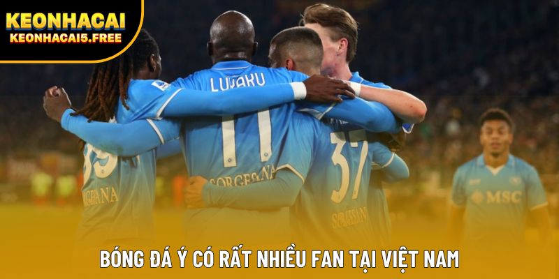 Bóng đá Ý có rất nhiều fan tại Việt Nam