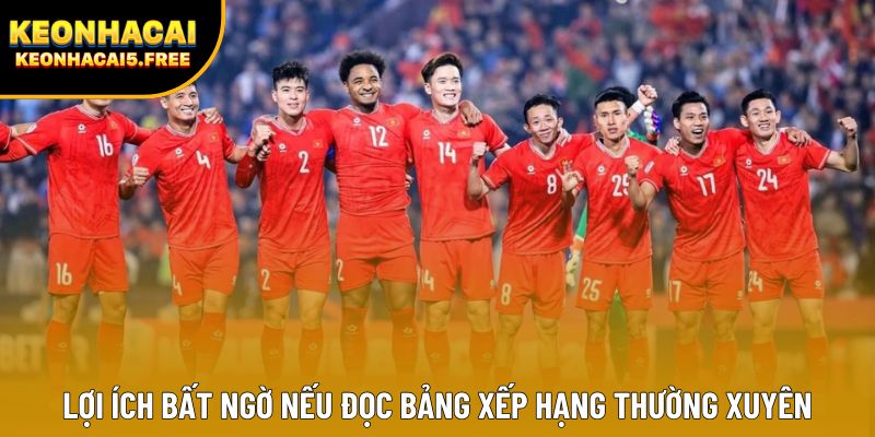 Lợi ích bất ngờ nếu đọc bảng xếp hạng thường xuyên