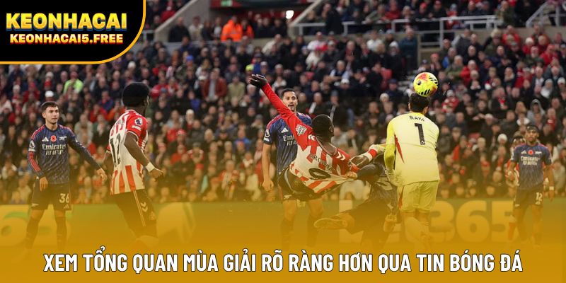 Xem tổng quan mùa giải rõ ràng hơn qua tin bóng đá